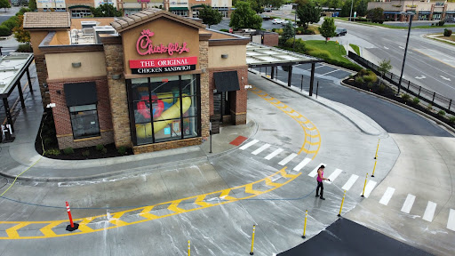 Drive thru power washing